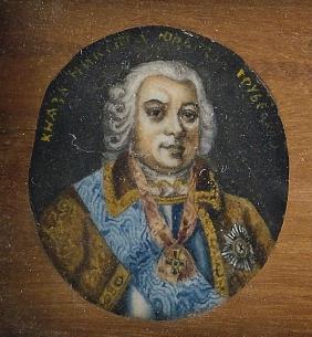 Porträt von Fürst Nikita Jurjewitsch Trubezkoi (1699-1767)