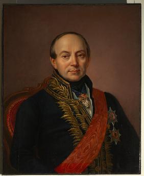 Porträt von Fürst Platon Alexandrowitsch Schirinski-Schichmatow (1790-1853)