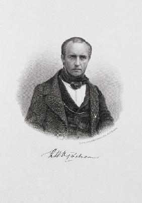 Porträt von Fürst Wladimir Fjodorowitsch Odojewski (1803-1869)