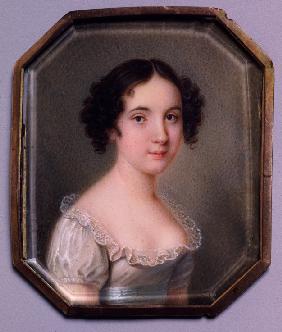 Porträt von Fürstin Maria N. Rajewskaja (1805-1863)