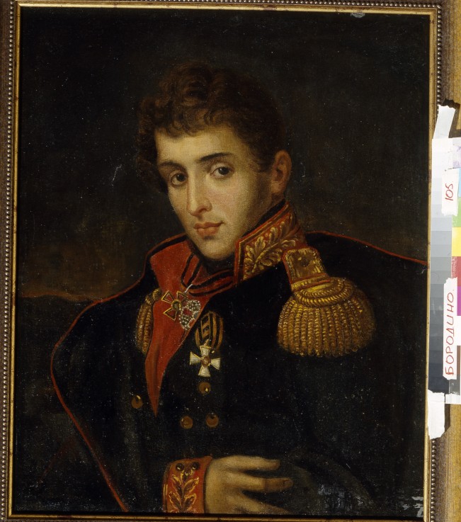 Porträt von General Alexander Tutschkow (1778-1849) von Unbekannter Künstler