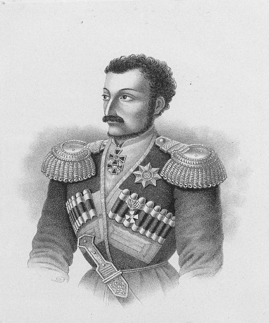 Porträt von Generalmajor Nikolai Slepzow (1815–1851) von Unbekannter Künstler