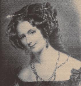 Porträt von Gräfin Catherine Caroline Montagu (1808-1834), Frau des Alexandre Joseph Colonna-Walewsk