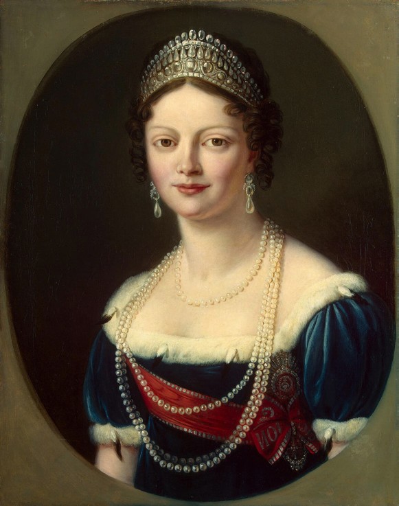 Porträt von Großfürstin Katharina Pawlowna von Russland (1788-1819) von Unbekannter Künstler