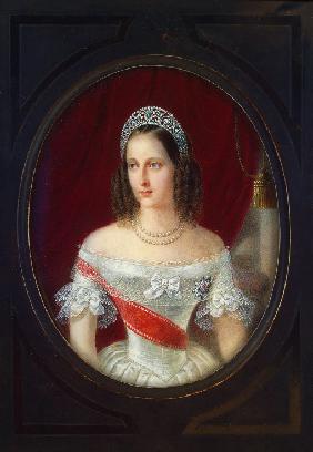 Porträt von Großfürstin Maria Nikolajewna von Russland (1819–1876), Herzogin von Leuchtenberg