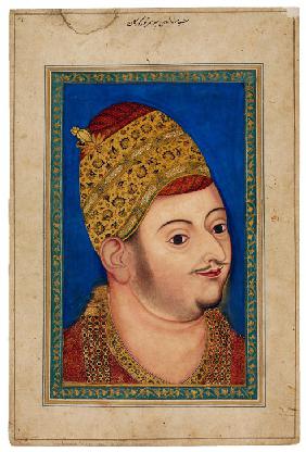 Porträt von Ibrahim Adil Shah II. (1556-1627), Sultan von Bijapur