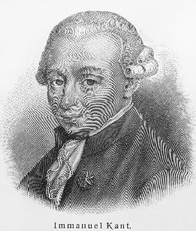 Porträt von Immanuel Kant (1724-1804)