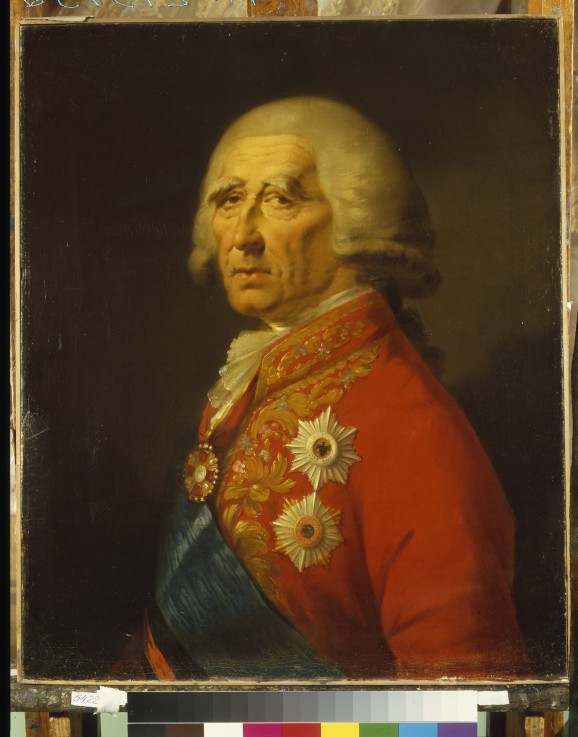 Porträt von Iwan Graf Ostermann (1725–1811) von Unbekannter Künstler