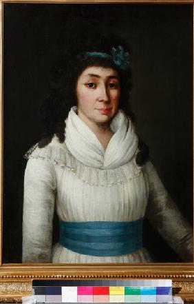 Porträt von Jelisaweta Petrowna Jankowa (1768-1861), geb. Rimskaja-Korsakowa 1794