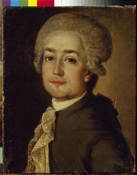 Porträt von Komponist Fjodor Fjodorowitsch Makarow (1756-1821)