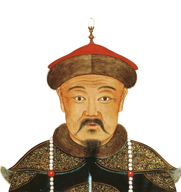 Porträt von Kublai Khan (1215-1294) von Unbekannter Künstler