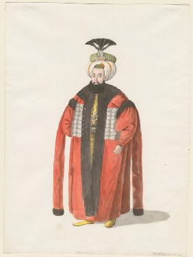 Porträt von Mahmud II. (1785-1839), Sultan des Osmanischen Reiches