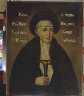 Porträt von Marfa Borezkaja (Marfa Posadniza)