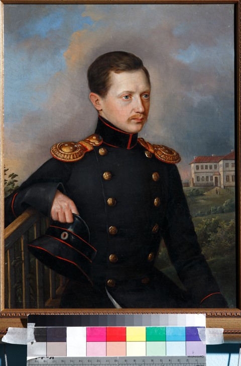 Porträt von Nikolai Semjonowitsch Korsakow (1819-1889) von Unbekannter Künstler