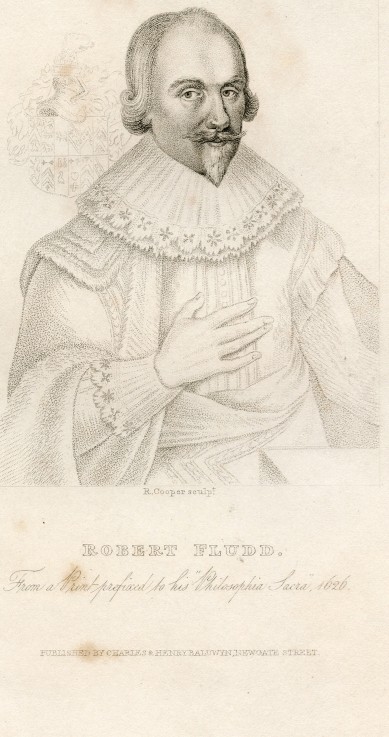 Porträt von Robert Fludd (1574-1637) von Unbekannter Künstler