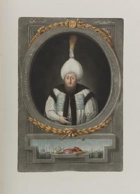 Porträt von Sultan Mustafa III. (1717-1774) 1815