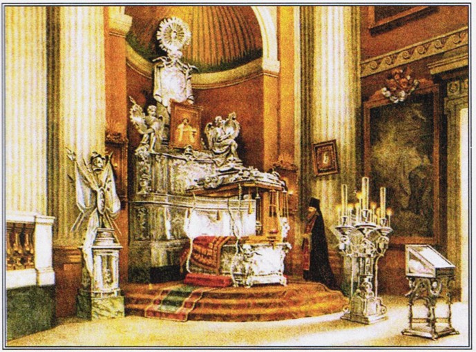 Reliquienschrein des Heiligen Alexander Newski von Unbekannter Künstler