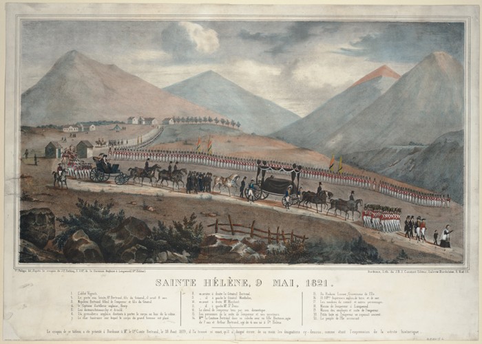 St. Helena 9, Mai 1821 von Unbekannter Künstler