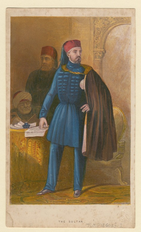 Sultan Abdülmecid I. (1823-1861) von Unbekannter Künstler