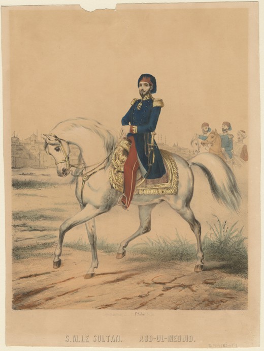 Sultan Abdülmecid I. (1823-1861) von Unbekannter Künstler