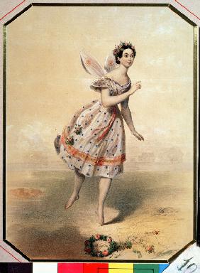 Tänzerin Maria Taglioni (1804-1884) im Ballett Sylphiden von F. Chopin