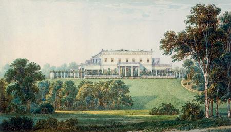 Der Sommerpalast Herzogs von Leuchtenberg auf dem Landgut Sergiewka 1840