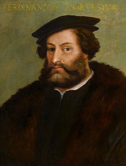 Porträt von Hernán Cortés