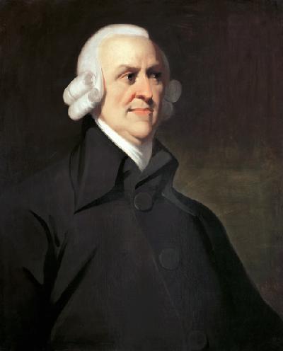 Porträt von Adam Smith (1723-1790) 1795
