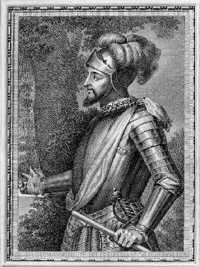 Vasco Núñez de Balboa (1475-1519) Aus Retratos de los Espan&#771oles ilustres 1791