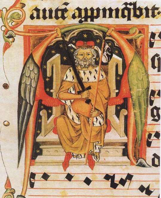 Vratislav II. von Böhmen (aus dem Antiphonar von Vysehrad) von Unbekannter Künstler