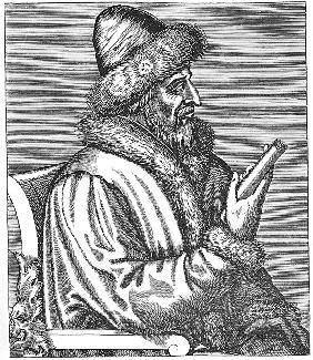 Wassili III. Iwanowitsch, Großfürst von Moskau (Illustration aus dem Buch von André Thevet) 1584