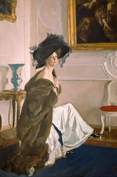 Porträt von Fürstin Olga Orlowa von Valentin Alexandrowitsch Serow