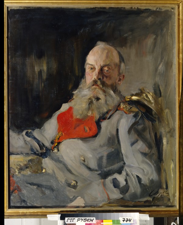 Porträt des Großfürsten Michael Nikolajewitsch von Russland (1832-1909) von Valentin Alexandrowitsch Serow