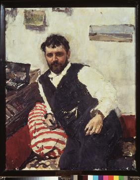 Porträt des Malers Konstantin Korowin (1861-1939) 1891