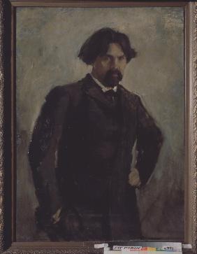 Porträt des Malers Wassili Surikow (1848-1916)