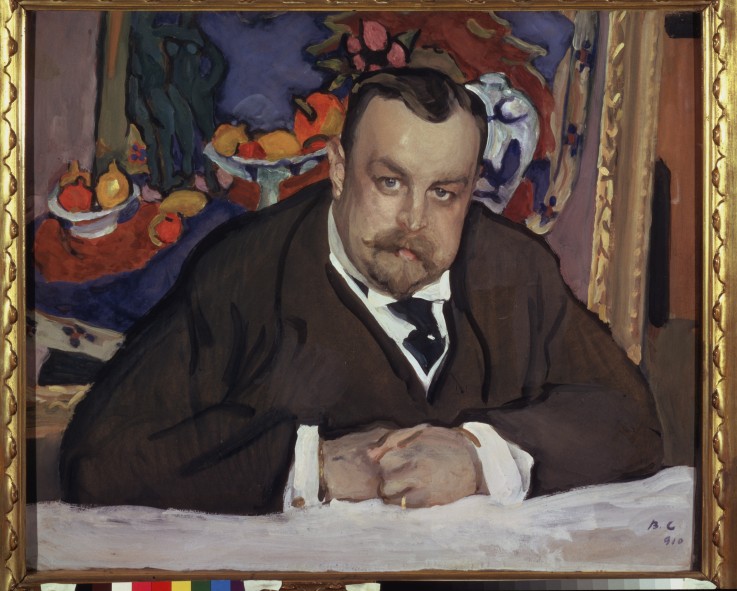 Porträt des Sammlers Iwan Morosow (1871-1921) von Valentin Alexandrowitsch Serow