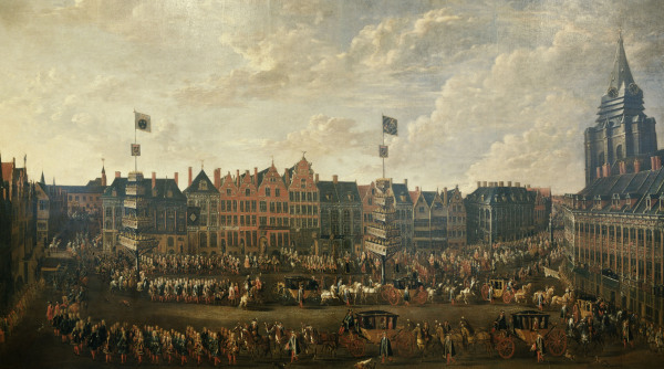 Joseph Klemens Einzug in Lille 1707 von van Bredael Alexander