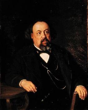 Portrait of Alexey Fiofilaktovich Pisemsky (1821-81) 1862