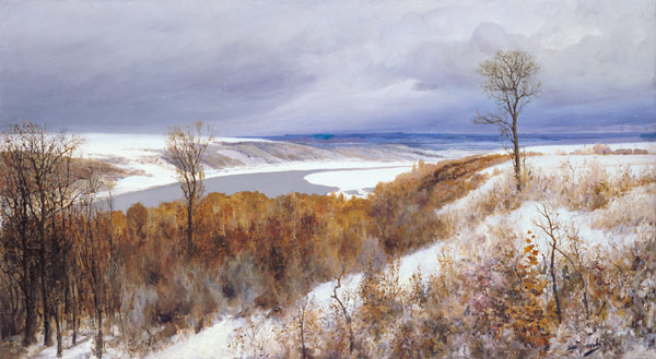 Erster Schnee von Vasilij Dimitrijewitsch Polenov