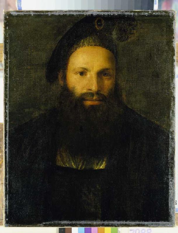 Bildnis des Pietro Aretino von Venezianisch
