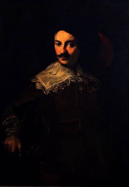 Self Portrait with a Pistol von Ventura di Arcangelo Salimbeni