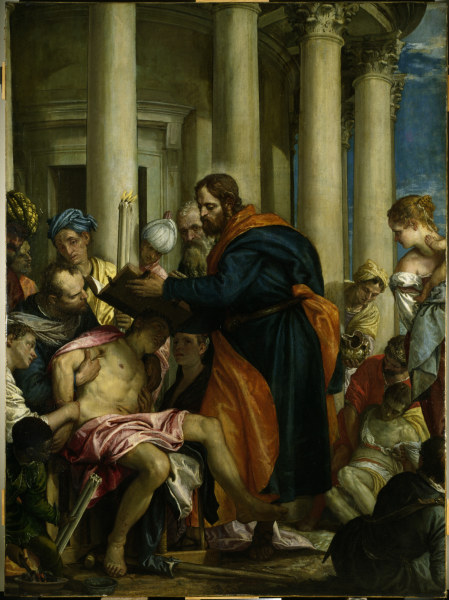 St.Barnabas heals the Sick / Veronese von Veronese, Paolo (eigentl. Paolo Caliari)