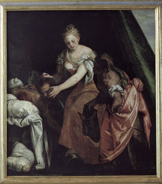 Veronese / Judith and Holofernes /c.1580 von Veronese, Paolo (eigentl. Paolo Caliari)