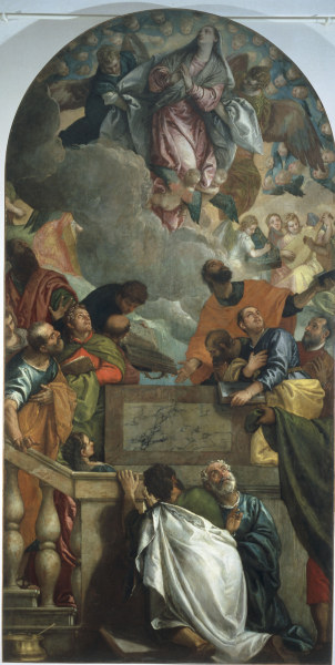 Veronese-Workshop / Ascension of Mary von Veronese, Paolo (eigentl. Paolo Caliari)