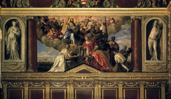 P.Veronese, Allegory, Battle of Lepanto von Veronese, Paolo (eigentl. Paolo Caliari)