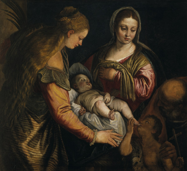 P.Veronese, Holy Family with Barbara von Veronese, Paolo (eigentl. Paolo Caliari)