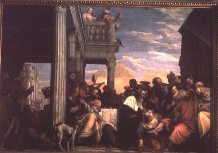 Christ at Dinner in the House of Simon the Pharisee von Veronese, Paolo (eigentl. Paolo Caliari)