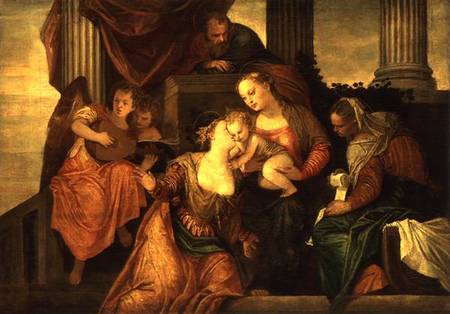 The Mystic Marriage of Saint Catherine von Veronese, Paolo (eigentl. Paolo Caliari)