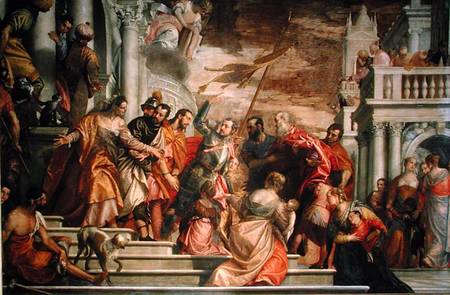 St. Sebastian Inciting Marcellus and Marcellinus who are Being Led to Martyrdom von Veronese, Paolo (eigentl. Paolo Caliari)