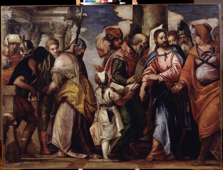 Christus und die Sünderin von Veronese, Paolo (eigentl. Paolo Caliari)